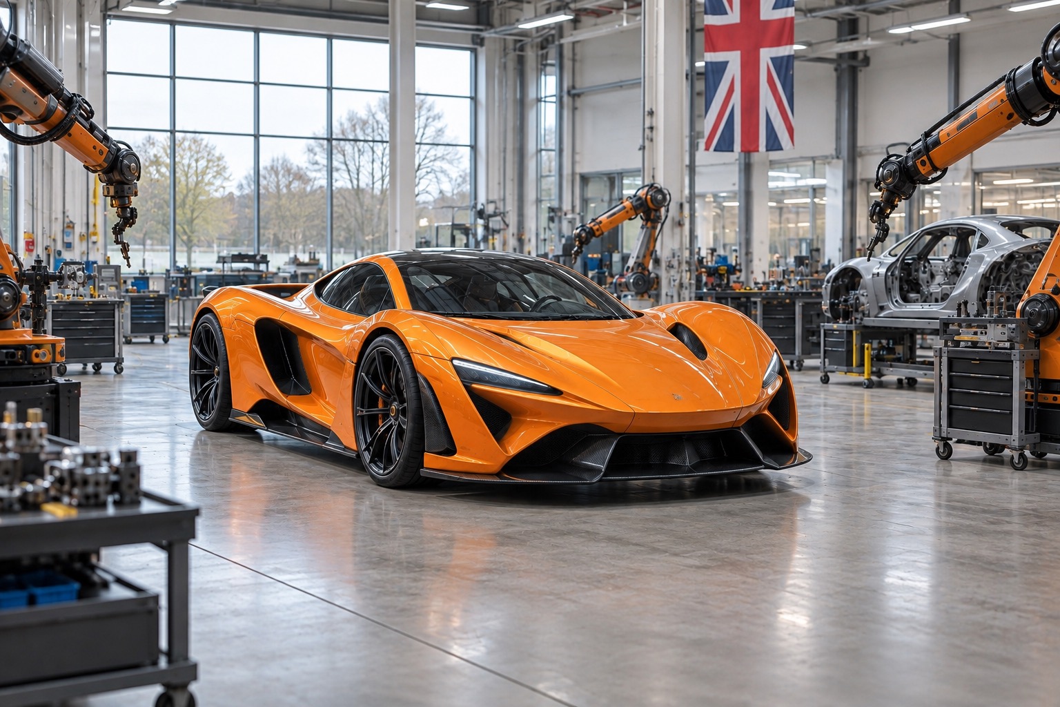 Illustration til artiklen: McLaren vil investere 500 millioner pund i britisk bilproduktion